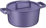 WMF Flavour Gusseisen-Kasserolle mit Deckel, Induktion, emailliert, 24 cm,