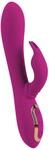 Javida 3 Function Vibrator, Lila/Gold, 23 cm