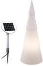 8 seasons design Shining Tree 3D Solar LED Weihnachtsbaum rund (100 cm, wei&szlig;) inkl.