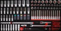 KS Tools 813.0086 1/2'' Steckschl&uuml;ssel-Satz in Schaumstoffeinlage, 86-tlg