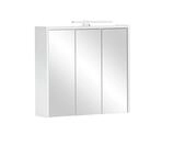 Schildmeyer Palermo Spiegelschrank 157491, Mattwei&szlig;, 65 x 16 x 62,7 cm