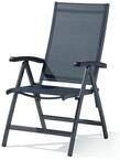 Sieger 945/G-SG Klappsessel Bodega, Aluminium, Vollkunststoff und Textilux-Gewebe,
