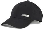 adidas Unisex Baseball Lightweights Metal Hat, Black, M-L