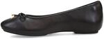 Fitflop DELICATO Bow Soft Leather Ballet Flats,8 UK Black