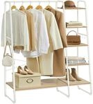 VASAGLE Kleiderst&auml;nder, Garderobenst&auml;nder, 45 x 120 x 160 cm Garderobe,