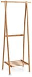 Zeller 13598 Garderobe, Holz, Natur, 73.5 x 44.5 x 159 cm