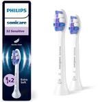 Philips Sonicare S2 Sensitive, Original Ersatzb&uuml;rstenk&ouml;pfe, Wei&szlig;, 2er-Pack,