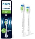 Philips Sonicare W2 Optimal White, Original Ersatzb&uuml;rstenk&ouml;pfe, Wei&szlig;, 2er-Pack,
