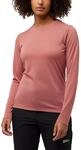 Jack Wolfskin Damen Vonnan Ls W T-Shirt, Mineral Red, XL EU