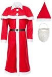 Idena 8580108 - Kost&uuml;m Weihnachtsmann, Santa Claus, Weihnachten,...