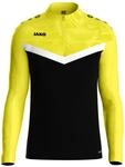 JAKO Ziptop Kinder Unisex Iconic Gr. 128 Schwarz/Soft Yellow - Atmungsaktives Sport