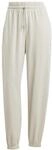 adidas Damen Essentials Small Logo French Terry Cuffed Pants, Wonder Alumina/White,