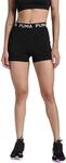 PUMA Unisex W PUMA Strong Short Tight - HW 3" Gestrickte Shorts, PUMA Black, XXL