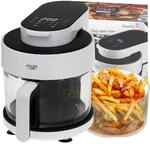 ADLER Air Fryer Backofen mit 3L Glasschale, Wei&szlig;