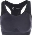 Q SPORTSWEAR Damen Rosa Sport-BH, Schwarz, 44-46 EU
