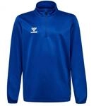 Hummel Uni_Kids Hmlessential Half-Zip Kids Hooded Sweatshirt, True Blue, 116 EU