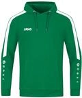 JAKO Kinder Kapuzensweatshirt Power, Sportgr&uuml;n, 140