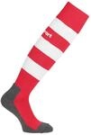 uhlsport Herren Socken Team Pro Essential Stripe Socken, Rot/Wei&szlig;, 37-40, 100610002