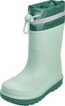 Playshoes Regenstiefel Unisex Kinder Gummistiefel, Gr&uuml;n Stulpe, 24 EU