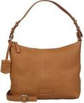 Burkely Soft Skylar Shoulderbag &ndash; Cognac Nude Leder Damen Tasche &ndash;...
