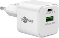 GOOBAY USB Ladeger&auml;t Nano USB A/C max.18/20W f&uuml;r schnelleres und effizienteres