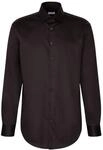 Seidensticker Herren Business Hemd, Schwarz, 45 EU