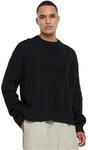 Urban Classics Herren Sweatshirt Set In Boxy Sweater Black XL