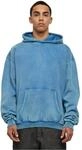 Urban Classics Herren Kapuzenpullover Stone Washed Hoody royal 4XL