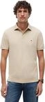 Tommy Hilfiger Herren Poloshirt Kurzarm 1985 Regular Fit, Beige (Sandalwood), S