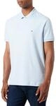 Tommy Hilfiger LIQUID COTTON ESSENTIAL REG POLO S/S Polo Herren, Blue (Breezy Blue),