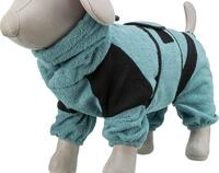 TRIXIE Bade- und Hausoverall - für Hunde Hundemantel aus Frottee - S (38 cm)