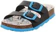 Superfit Fussbettpantoffel 1-800111 Hausschuh, BLAU/Mehrfarbig 8160, 24 EU