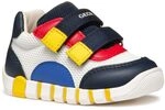 Geox Baby - Jungen B Iupidoo Boy C Sneaker, White Navy, 23 EU