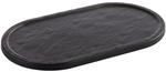 APS 85099 Tablett SLATE, Serviertablett, Melamin, schwarz, 28 x 15,5 x 1 cm,