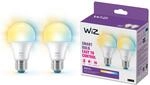 WiZ Smart LED A60 Bulb, Warm to Cool White, E27-Sockel, 60W, 806 Lumen, dimmbar,