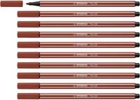 STABILO - Premium-Filzstift - Pen 68-10er Pack - siena