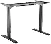 Equip Ergo elek. Schreibtischrahmen stufenlos Dualmoto Schwarz, 650805