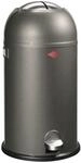 WESCO Kickmaster Abfallsammler in der Farbe graphit, pulverbeschichtetes Stahlblech,