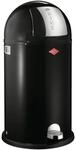 Wesco Kickboy Tretabfalleimer in der Farbe schwarz, pulverbeschichtetes...