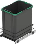 Emuca - K&uuml;chen-Recyclingbeh&auml;lter, 35 L, Bodenbefestigung und Handauszug, ohne