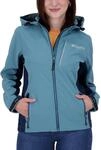 Deproc Active Damen Softshelljacke mit abnehmbarer Kapuze &Uuml;bergangsjacke...