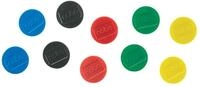 Nobo Magnete f&uuml;r magnetisches Whiteboards, 10 St&uuml;ck, 38 mm, Mehrfarbig,...