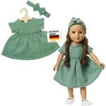 Heless 1424 - Puppenkleidung aus Musselin, 100% Bio-Baumwolle, 2-teiliges Set...