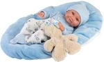 Llorens 1073807 Puppe Nico, mit blauen Augen, Babypuppe mit Vinyl-K&ouml;rper, inkl.
