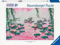 Ravensburger Puzzle Rosafarbene Seerosen von Mauro Bergonzoli | 4000 Teile...