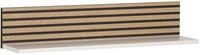 Schildmeyer Ekko Regalablage 158303 Mattweiss/Akustikpaneel Optik, 80 x 17,3 x 15,7
