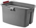 Rubbermaid Commercial Products Reinigungseimer mit Tragegriff 18 L Grau &ndash;