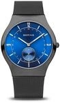 Bering Herren Quarz Uhr | Armbanduhr 40 mm Edelstahlgeh&auml;use und Zifferblatt 