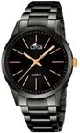 Lotus Herrenuhr Analog aus Edelstahl 316l Schwarz | Quarzwerk,...