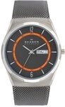 Skagen Herrenuhr Melbye Titanium, DreizeigerTagDatum Uhrwerk, 40mm Charcoal...